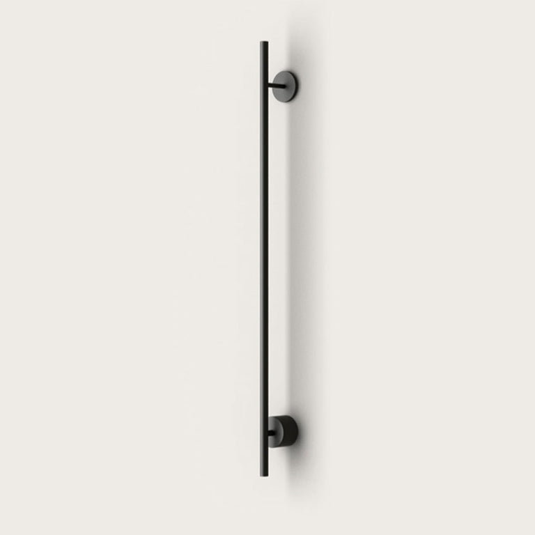 Clock 12W LED XL Wall Light Matt Black - ARO.A1273/120/NEG