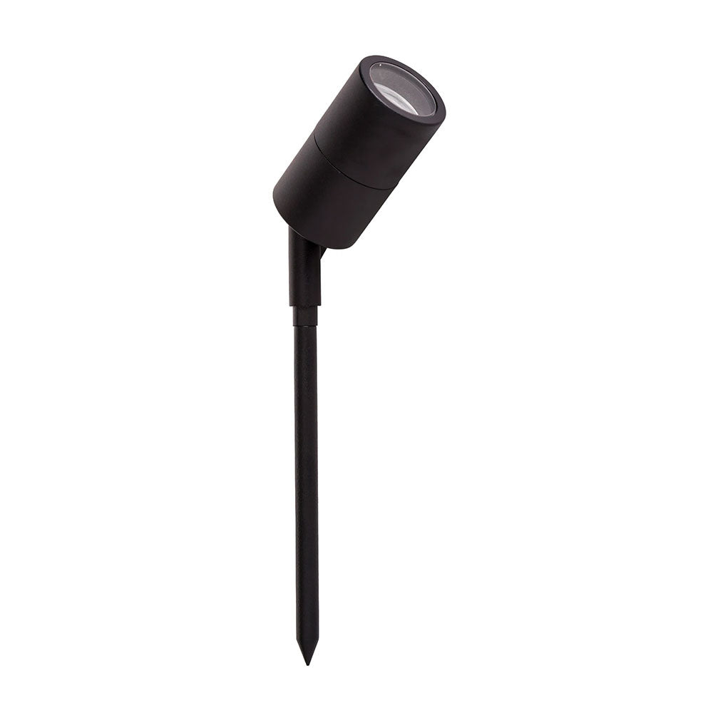 Mini Tivah 3W 12V DC MR11 LED Adjustable Spike Light Black - HV1426NW-BLK