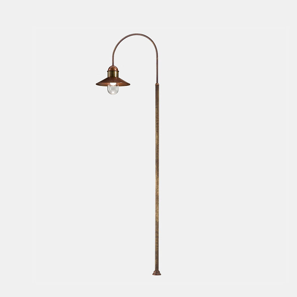 Borgo 1 Light Small Post Light With Clear Glass IP44 - 301.D3.ORT
