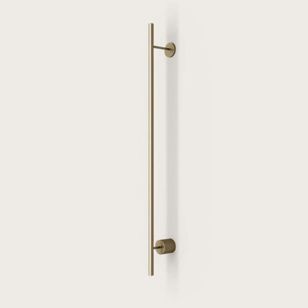 Clock 12W LED XL Wall Light Matt Brass - ARO.A1273/120/ORO