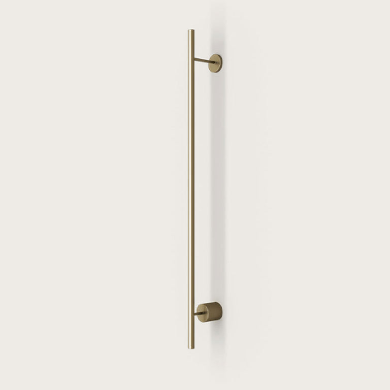 Clock 12W LED XL Wall Light Matt Brass - ARO.A1273/120/ORO