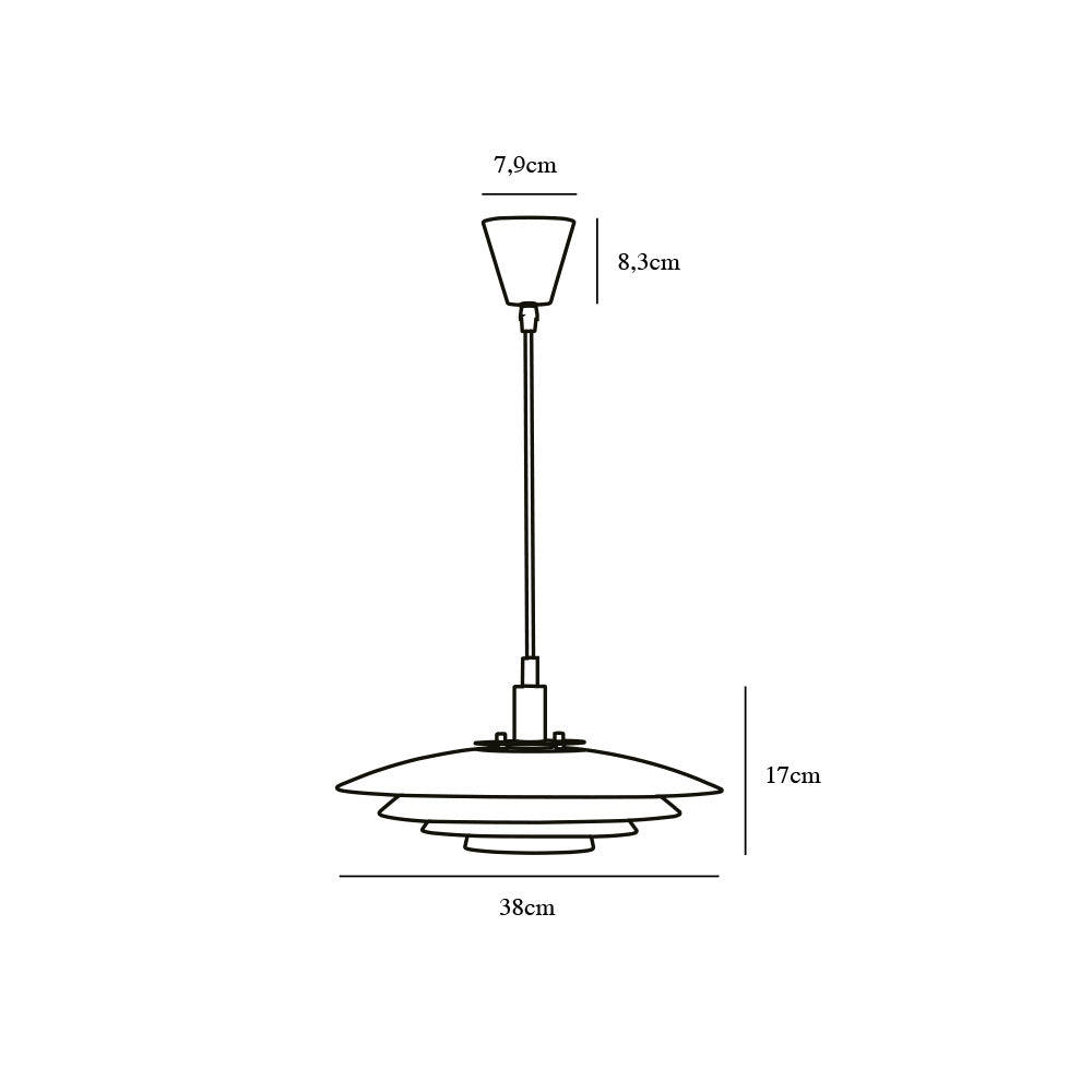 Bretagne Scandinavian Pendant White - 39489901