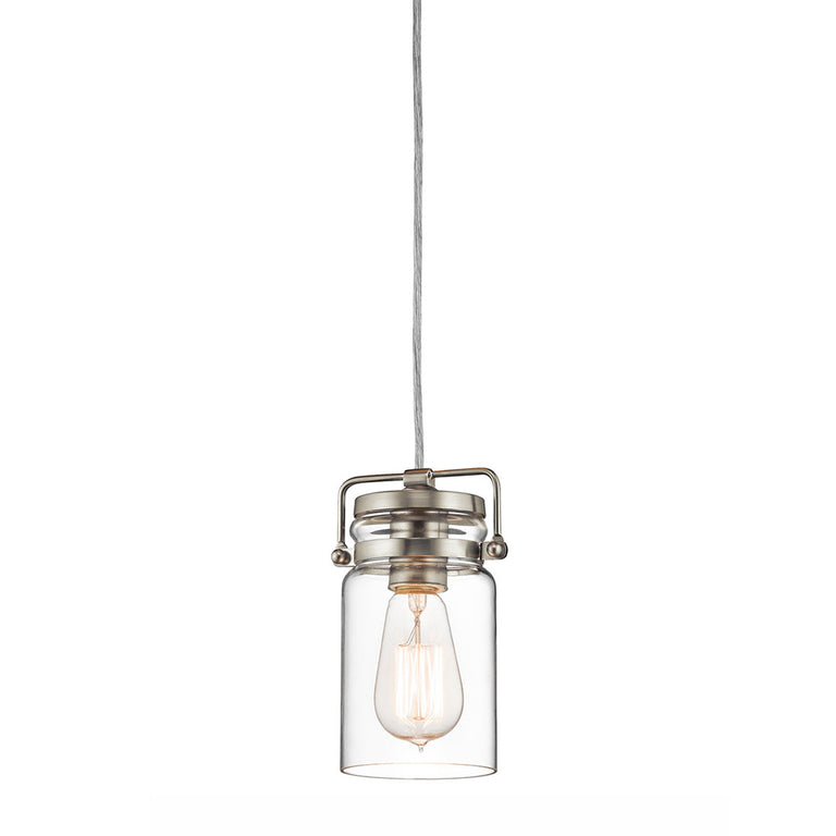 Brinley Mini Pendant Brushed Nickel - KL/BRINLEY/MP/NI