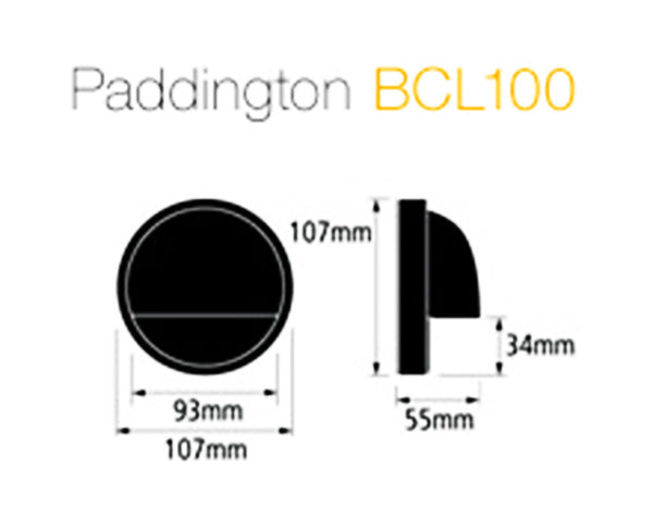Paddington Eyelid Exterior Step Light - B-CL100