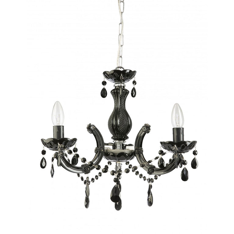 C-Mar 3 Light Pendant Black - C-MAR-3-BLK