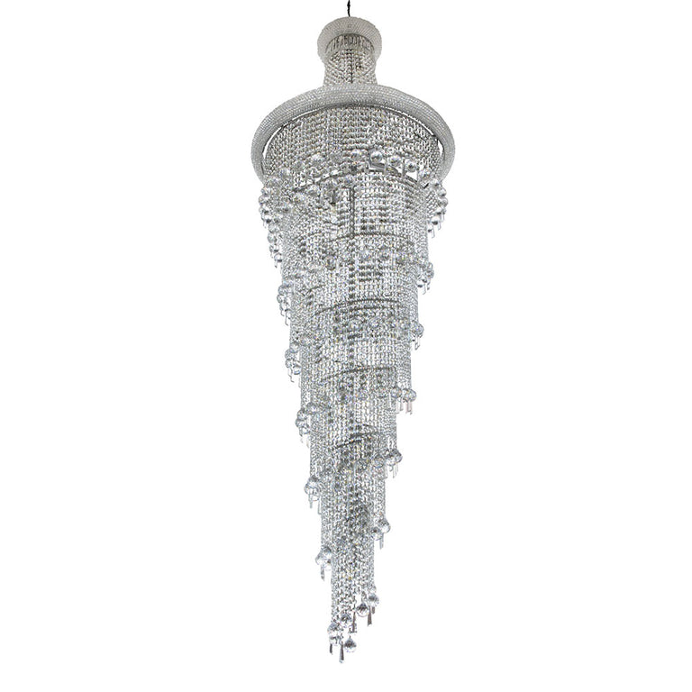 Caledonia 25 Light Crystal Chandelier Chrome - CALEDONIA-25 PDT