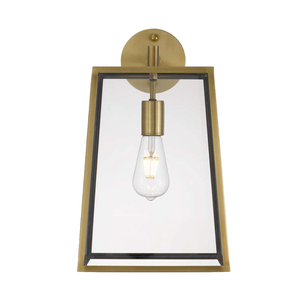 Cantena 1 Light Large Wall Light Antique Brass - CANTENA WB25-AB