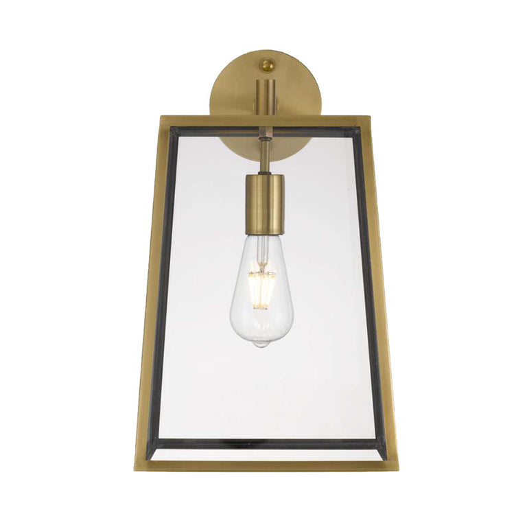 Cantena 1 Light Large Wall Light Antique Brass - CANTENA WB25-AB