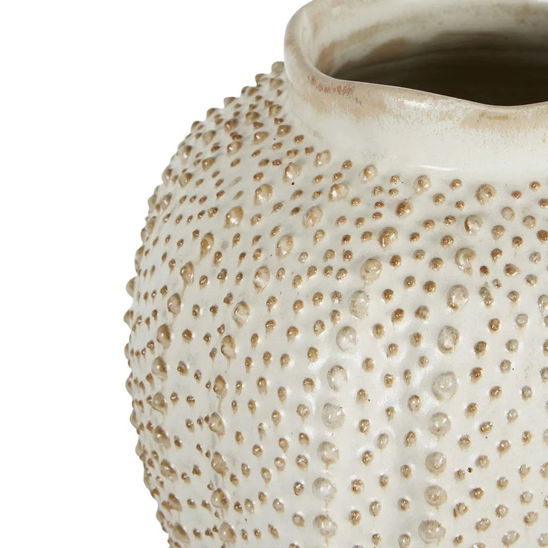 Ostrich Skin Ceramic Vase Natural - CAR202109