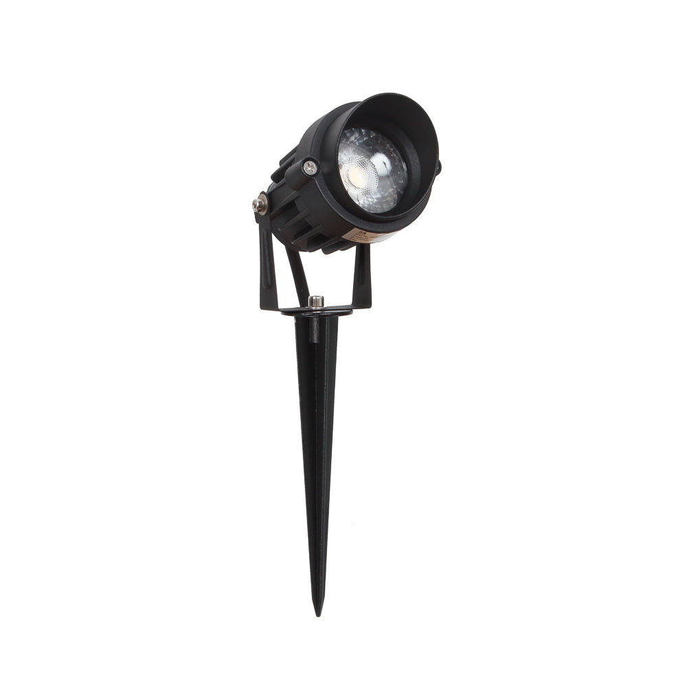 Mini 7W LED Spike Light Black / Cool White - CD75C02C-BK4K7C01