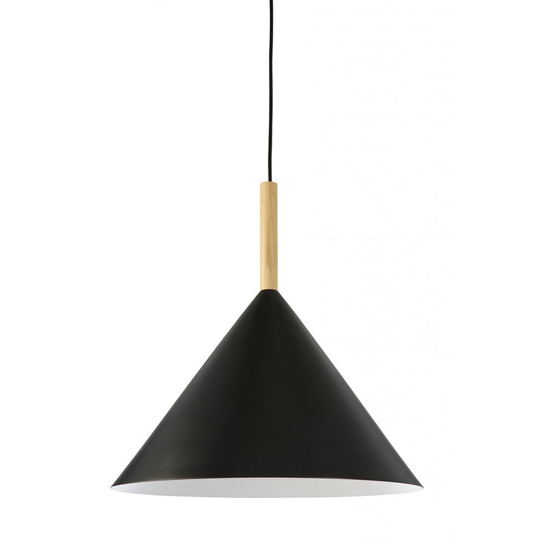 Cervaro 1 Light Pendant Black - CERVARO-1L BLK