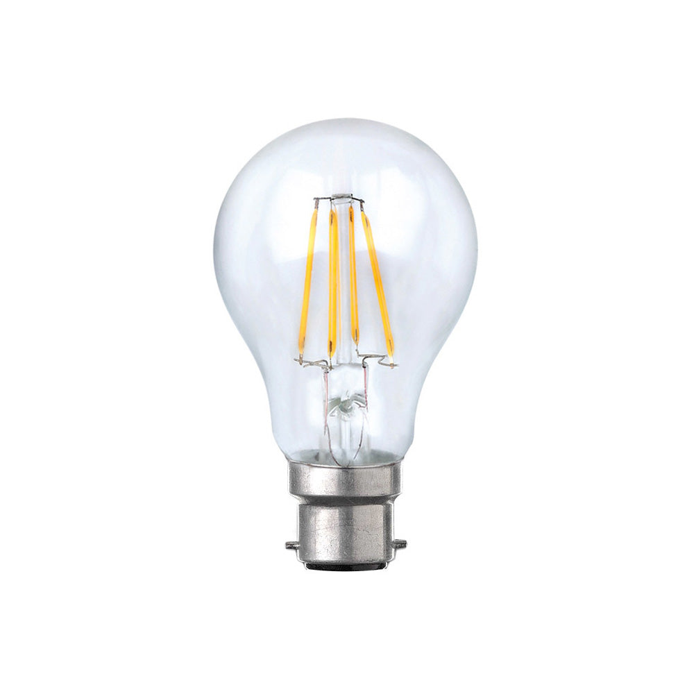 Filament Clear GLS LED 8W B22 Dimmable / Daylight - CF15DIM