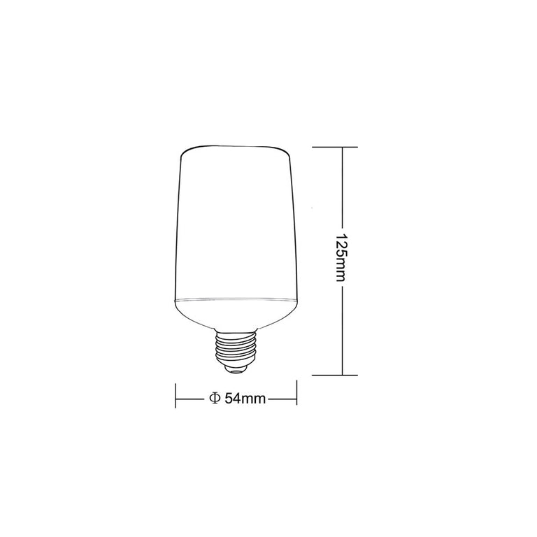 Decorative 5W E27 LED Flame Effect Globe - CHAMA001
