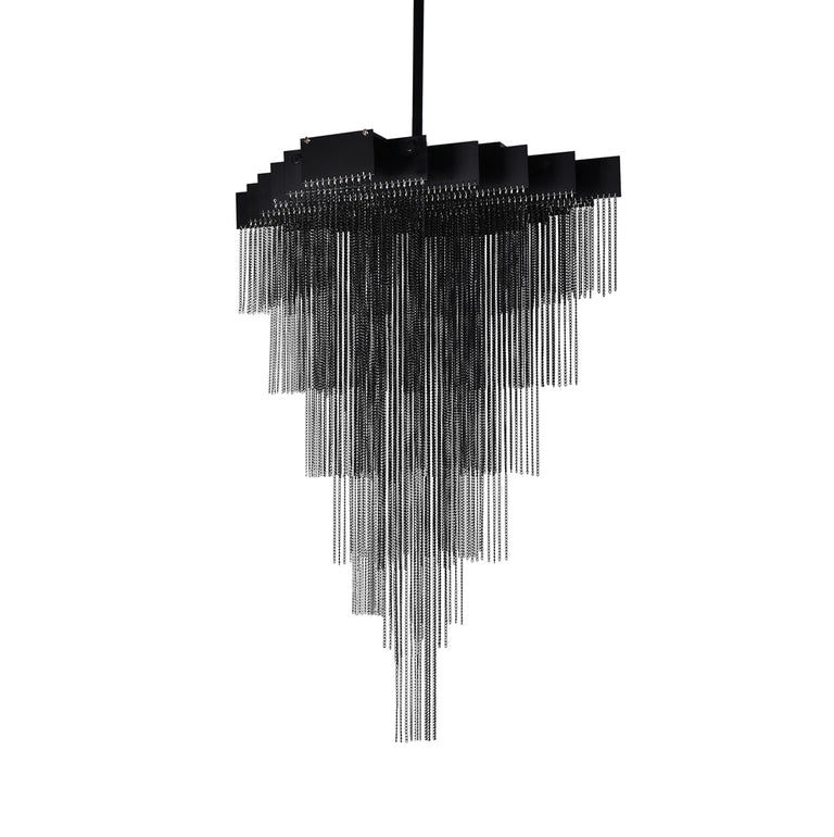 Chandon 8 Light Pendant Black