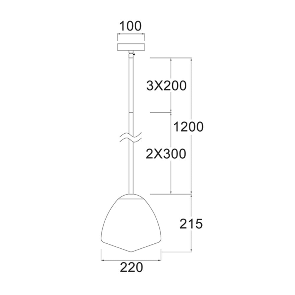 Ciotola 1 Light Pendant Small Antique Brass - CIOTOLA2