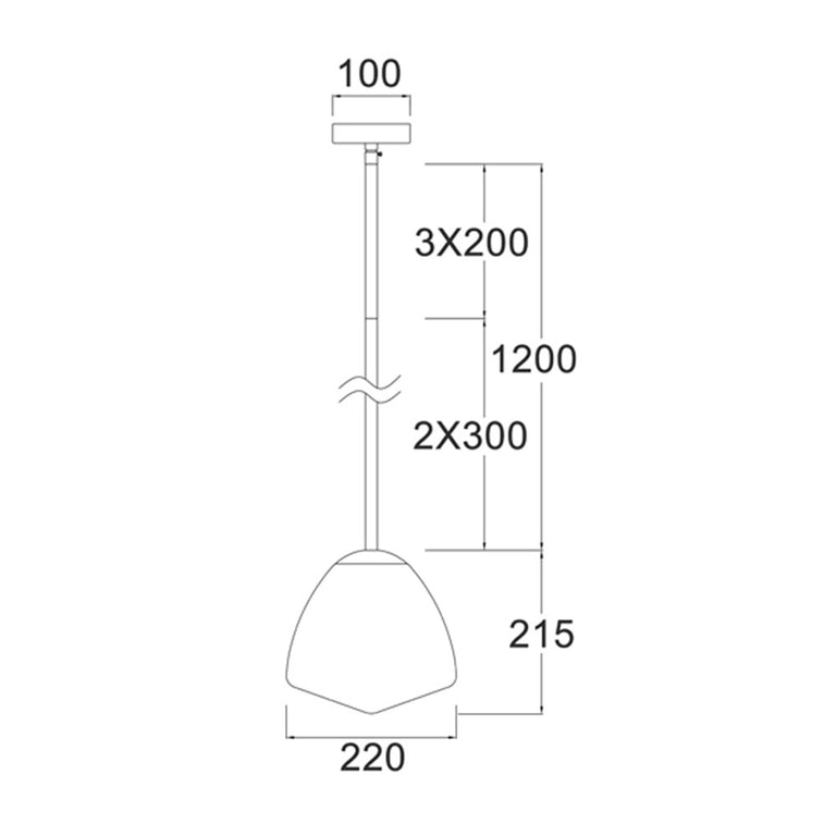 Ciotola 1 Light Pendant Small Antique Brass - CIOTOLA2