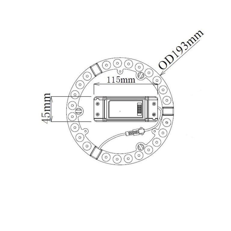 LED 12W LED Tri-CCT Oyster Conversion Kit - CKTRI01