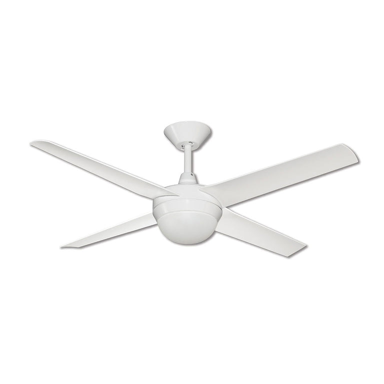 Concept AC 52" Ceiling Fan With Twin E27 Light White - CL503