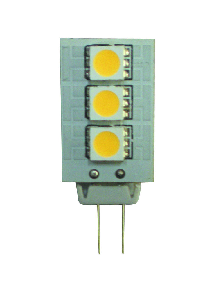 High Output 0.9W G4 Bi Pin LED Globe - 12V 5000K - CLAG4L3CW