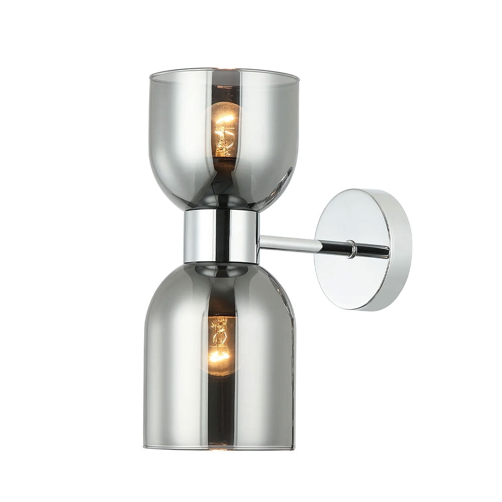 Clessidra Ellipse Glass Wall Light Chrome - CLESSIDRA1W