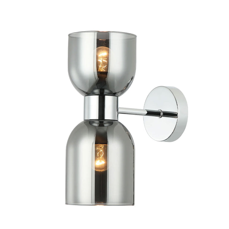 Clessidra Ellipse Glass Wall Light Chrome - CLESSIDRA1W