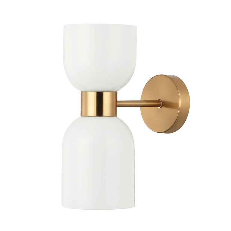 Clessidra Ellipse Glass Wall Light Brass - CLESSIDRA2W