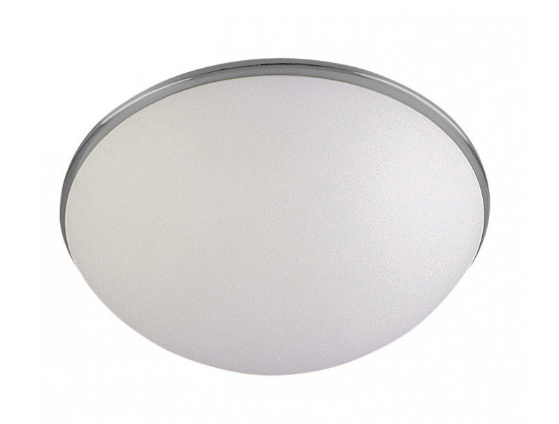 Medium Acid Etch Ceiling Light Satin Chrome - CLL8401-SC