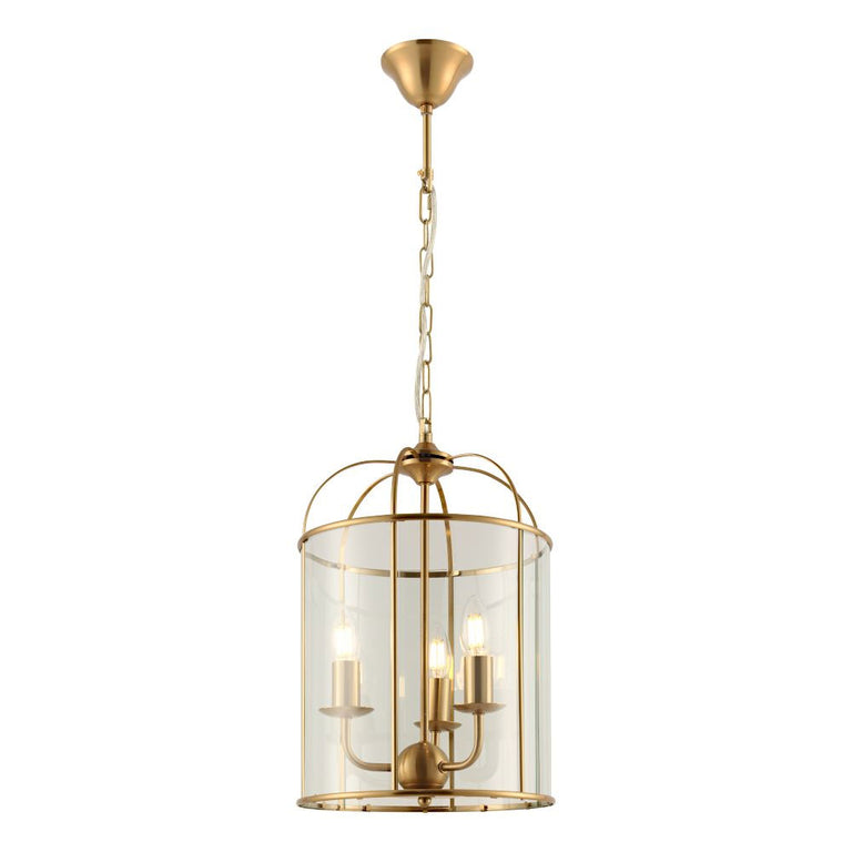 Clovelly 3 Light Pendant Gold - CLOV3PGLD
