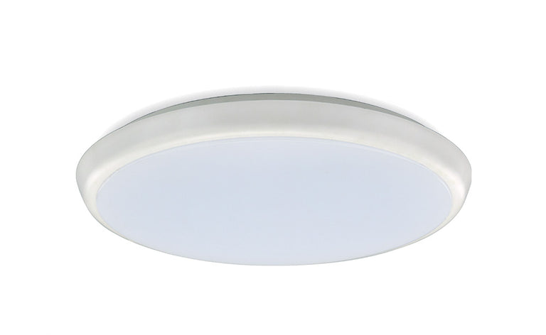 Slimline 12W LED Dimmable Ocupance Sensor Oyster White / Cool White - CLU250-SCW