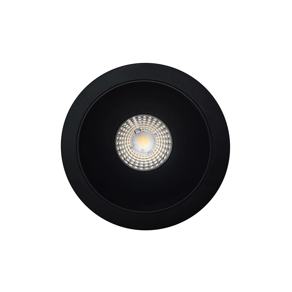 Deep Low Glare 9W Dimmable LED Downlight Black / Tri-Colour - Comet05