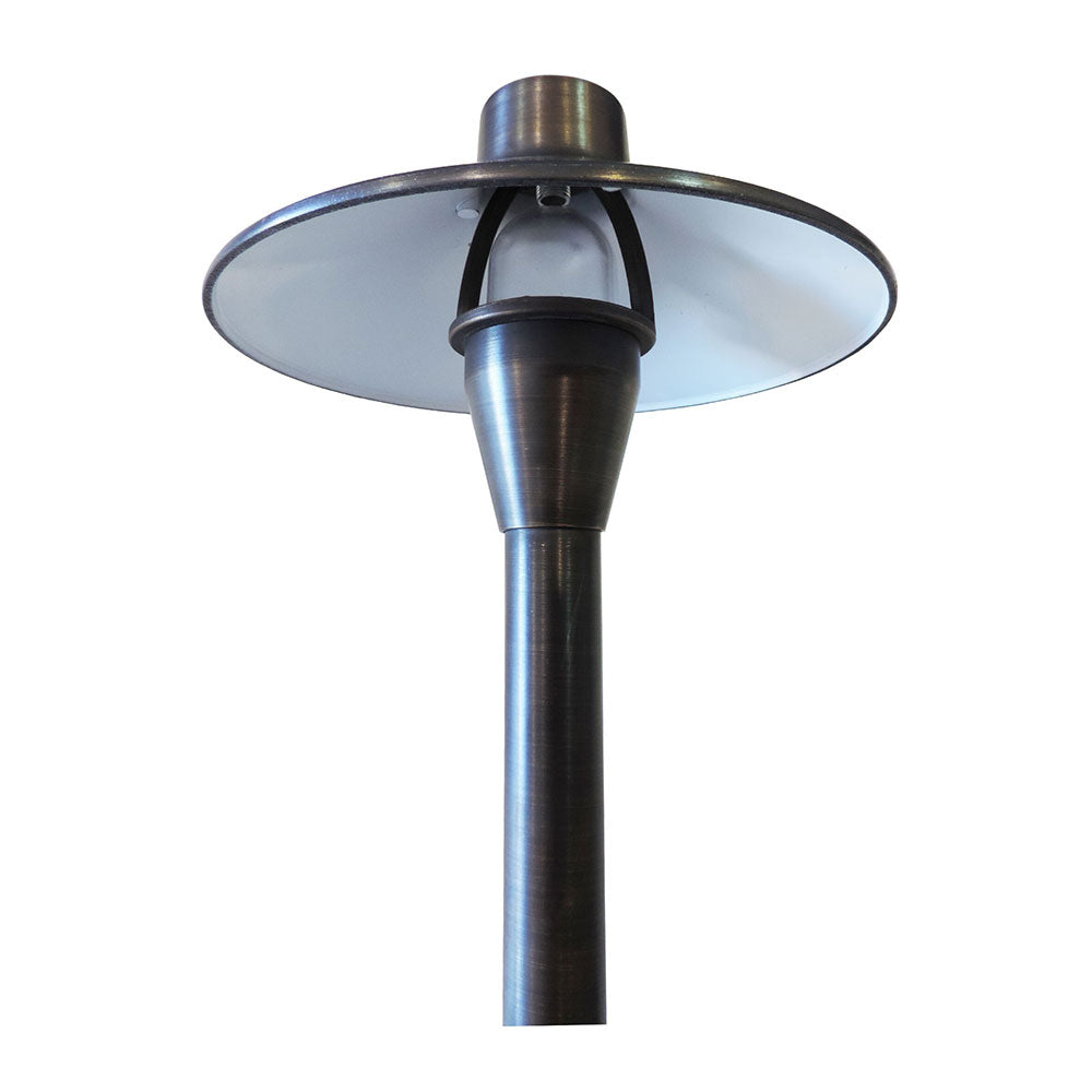 Path Light 12V Rustic Antique Brass - COOLIE01