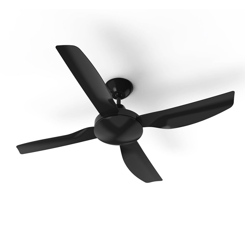 Coolum 52" AC 4 Blade Ceiling Fan Black - COOLUM/52/BK