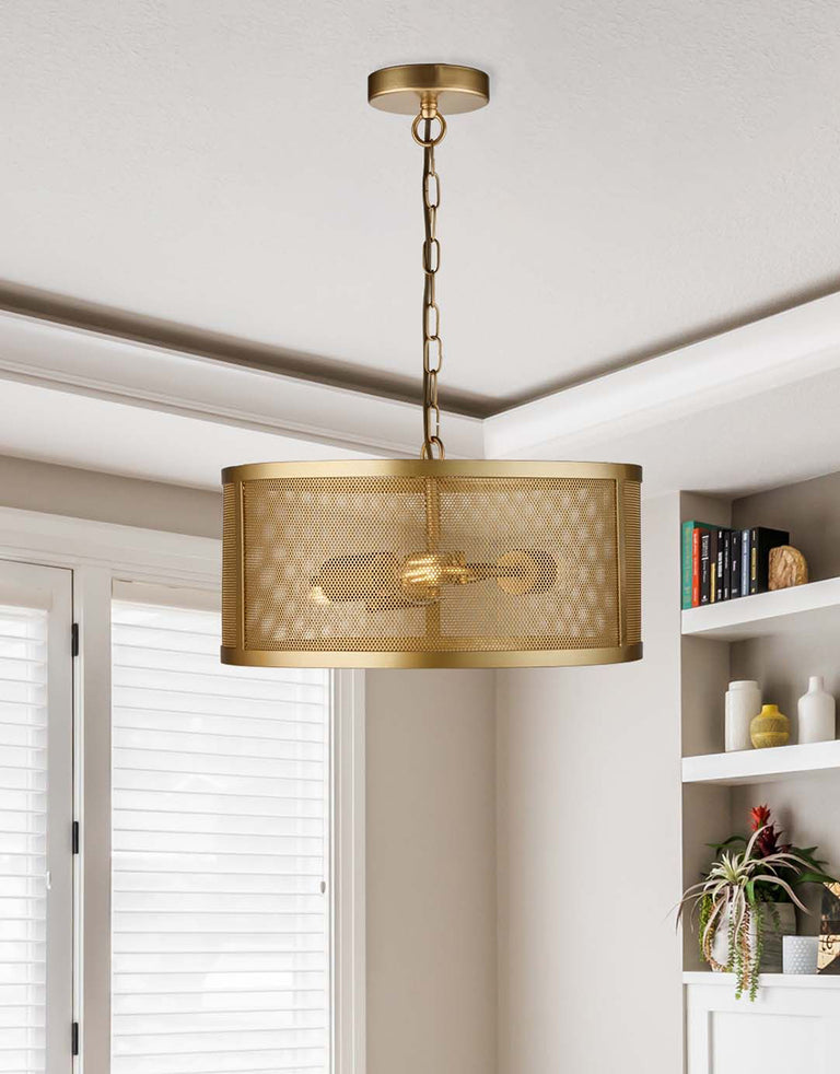 Sybil Round 3 Light Pendant Gold - CP12483-GO