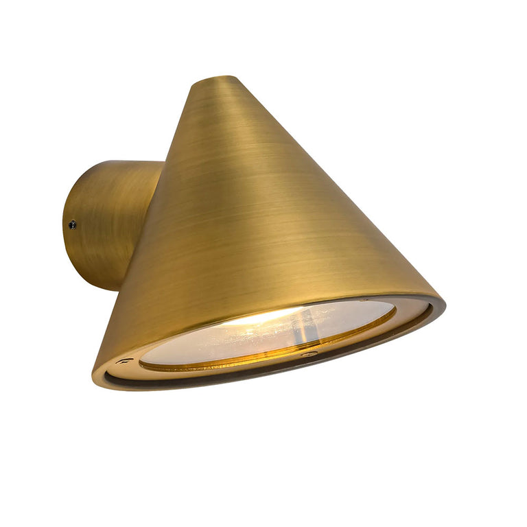 Cuchara Exterior Cone Surface Mounted Wall Light Electroplated Brass  - CUCHARA5