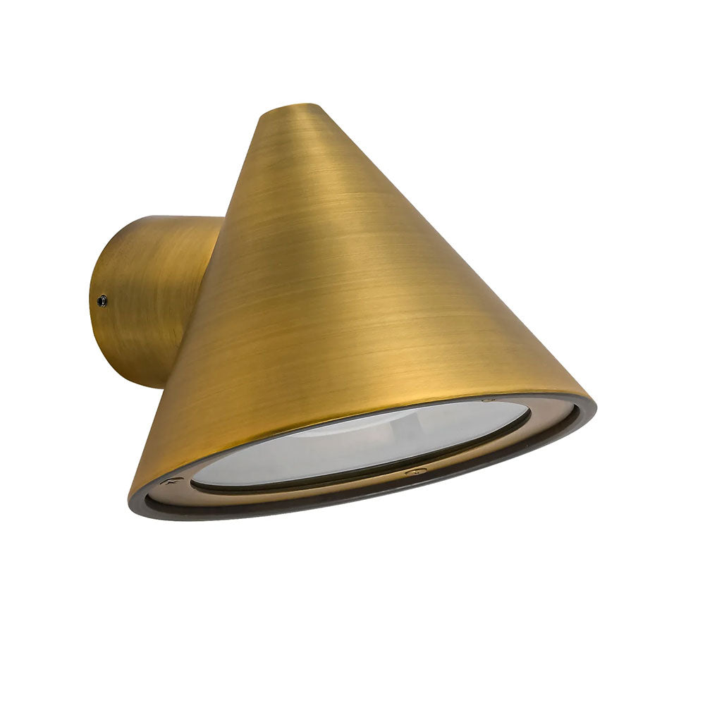 Cuchara Exterior Cone Surface Mounted Wall Light Electroplated Brass  - CUCHARA5
