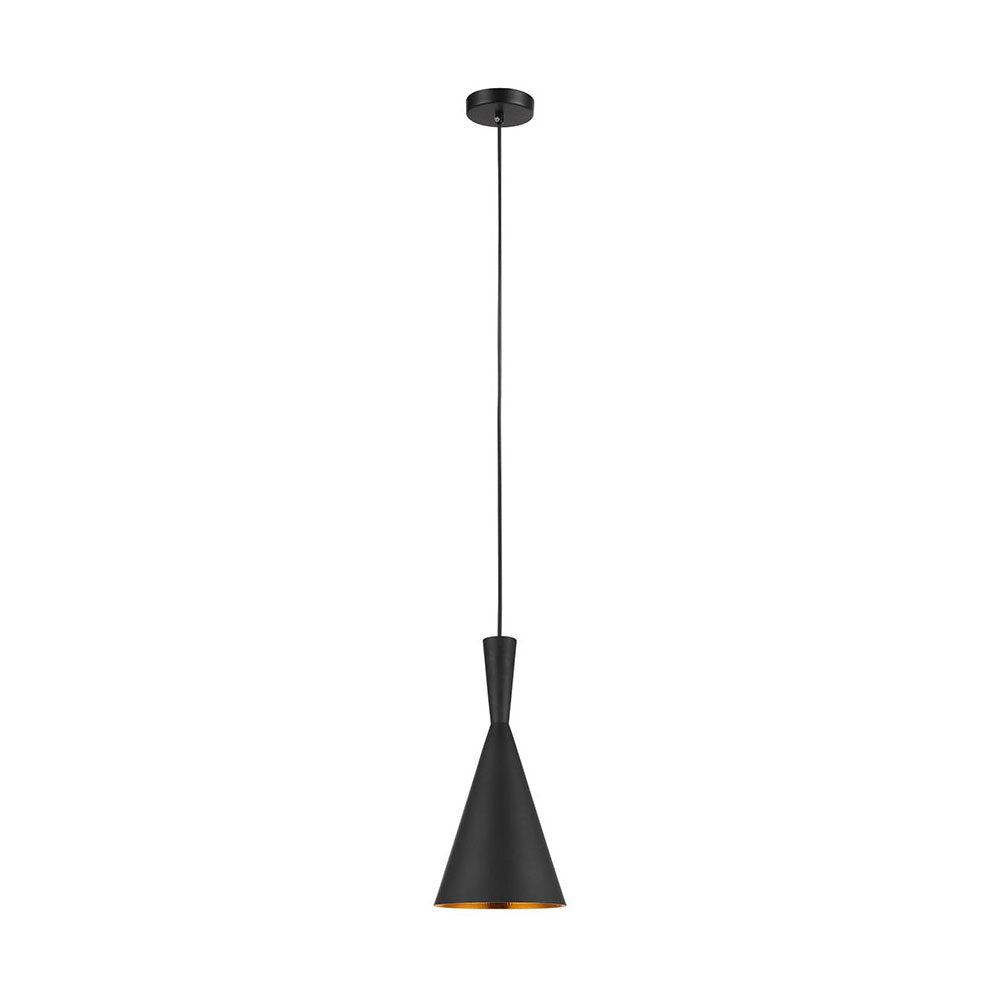Modern Metal Pendant Matt Black - Caviar6