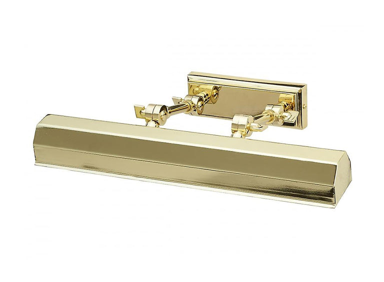 Chawton Medium Picture Light Polished Brass - CHAWTON-PLM-PB