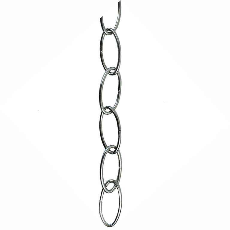 Suspension Chain Oval Links - Chrome