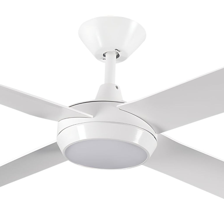 Concept 52" DC Ceiling Fan With 18W LED Dimmable Light White / Tri-Colour - CL355