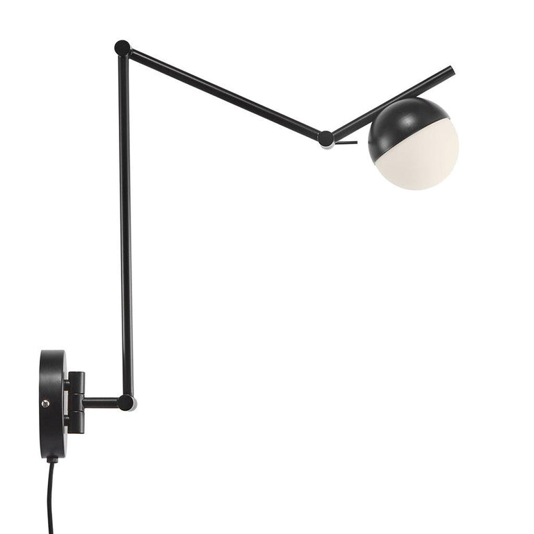 Contina 240V G9 Adjustable Wall Light Black - 2010971003