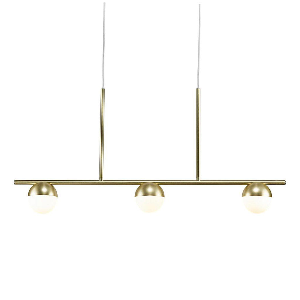 Contina 240V G9 3 Light Pendant Brass - 2010953035