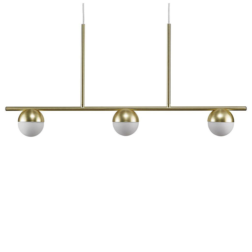Contina 240V G9 3 Light Pendant Brass - 2010953035
