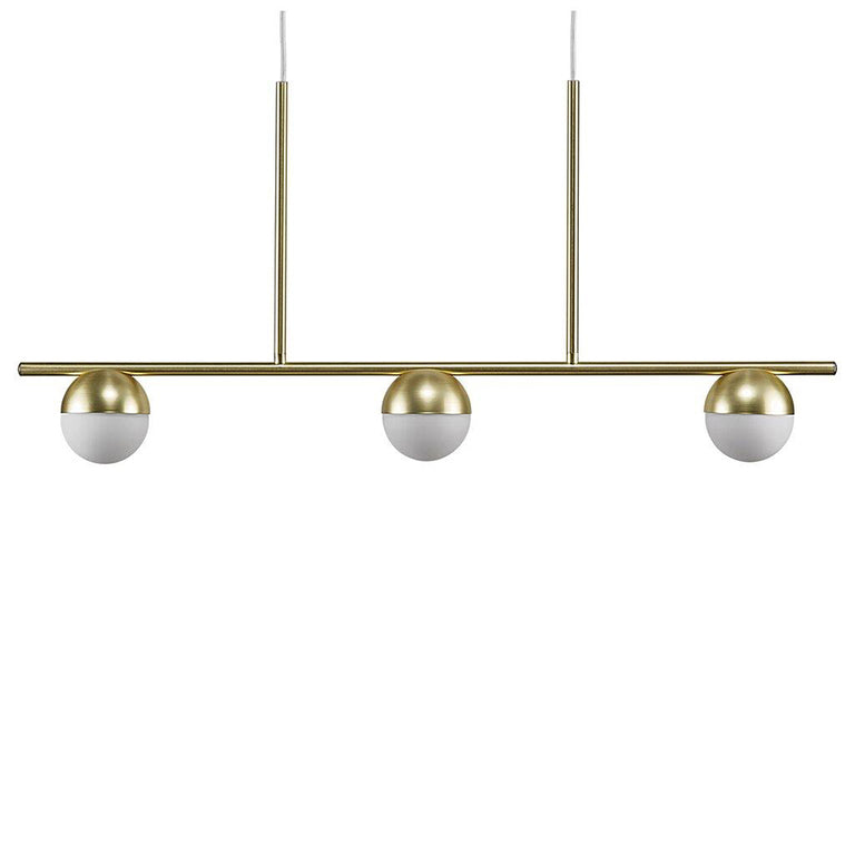 Contina 240V G9 3 Light Pendant Brass - 2010953035