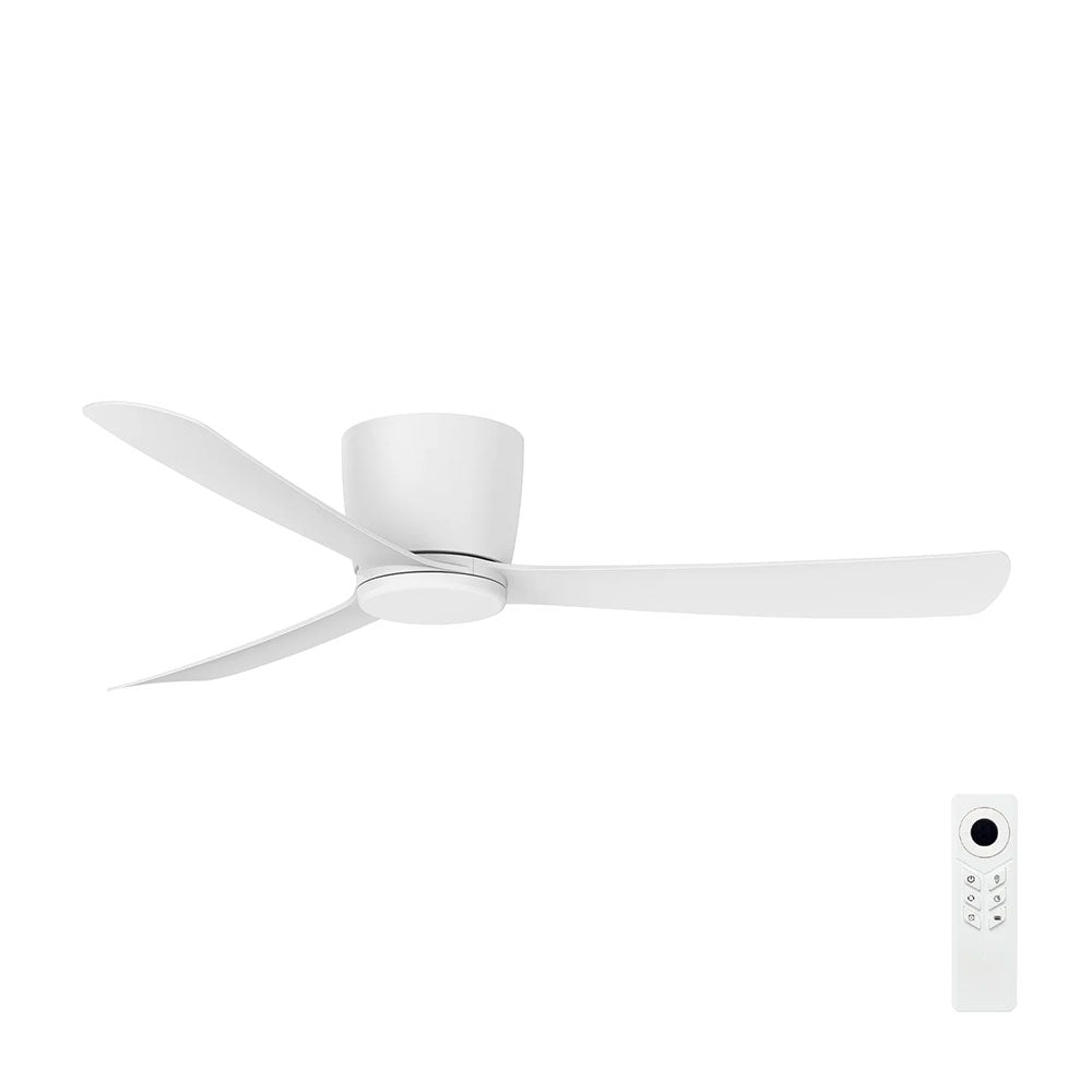 Costa 3-Blade 52" White Low Profile DC Ceiling Fan - 22945/05