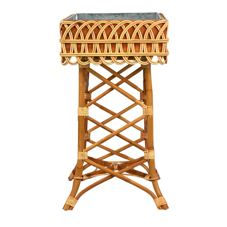 Rattan & Bamboo Potting Table - DA220
