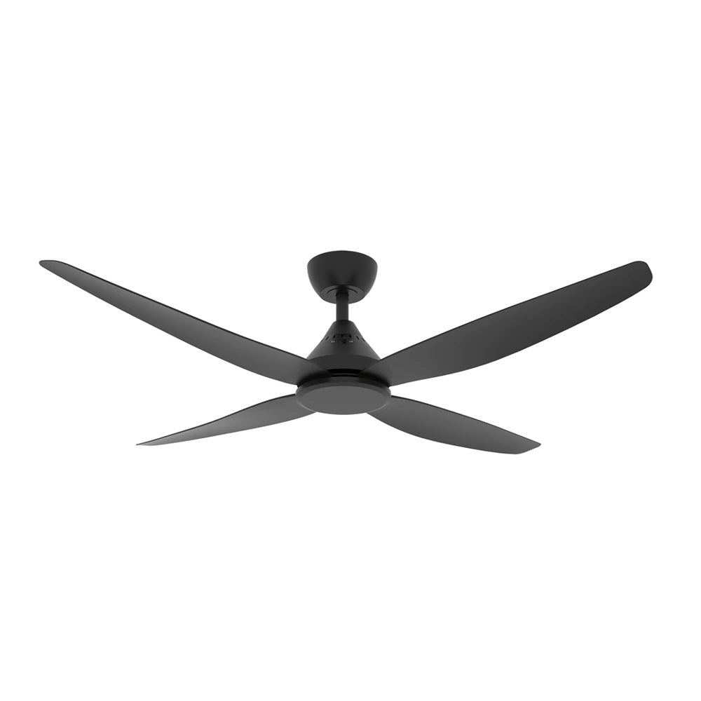 Dalby 56" 60W AC Four Blade Ceiling Fan Black - SACF11/56/4BK