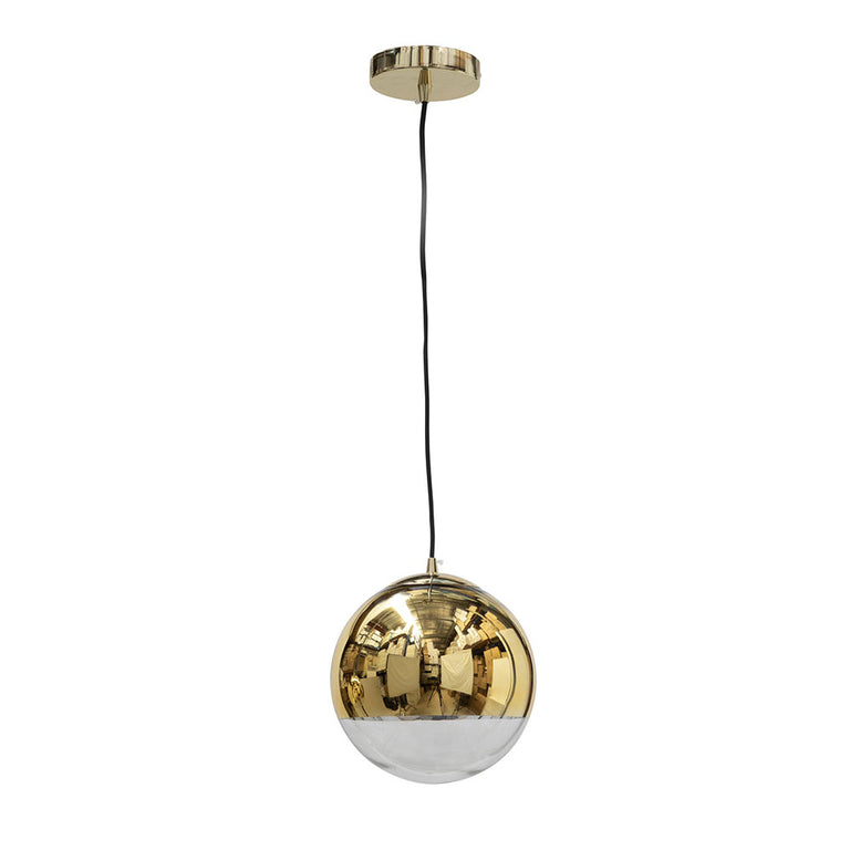 Replica Tom Dixon Mirror Ball Gold Glass Pendant Medium - DALIDA-25 Gold