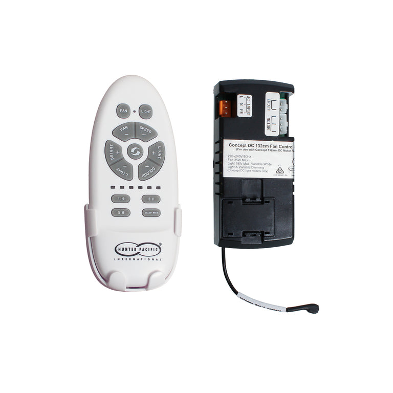 Hunter Pacific Remote Control & Receiver Module Kit For Concept 52" DC Ceiling Fans - DCR600