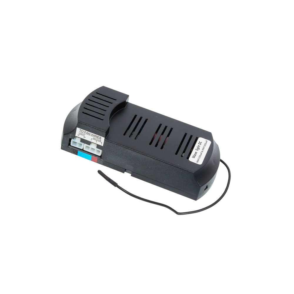 Wave DC Ceiling Fan With Light Receiver - DCRECMWFLT
