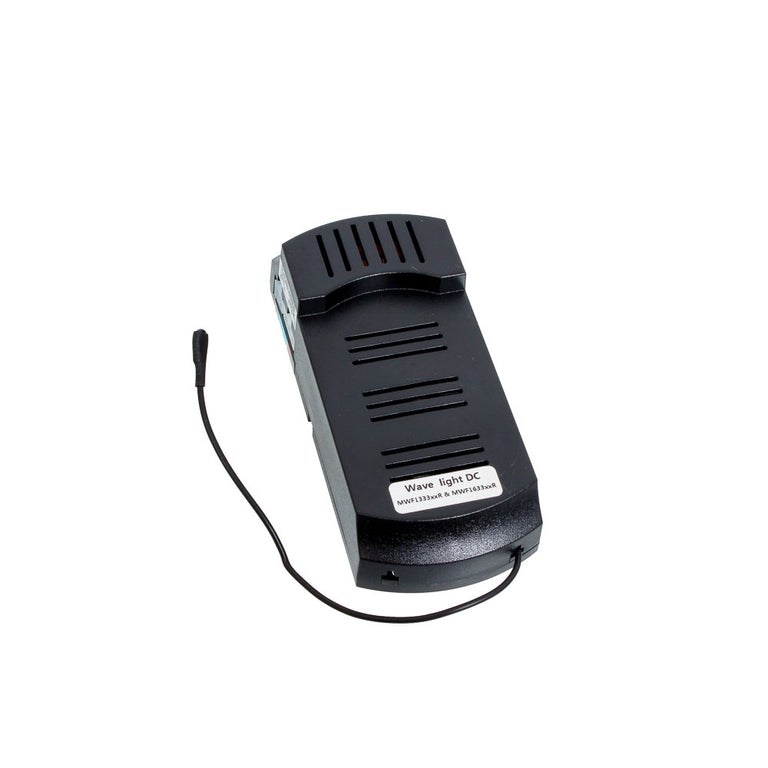 Wave DC Ceiling Fan With Light Receiver - DCRECMWFLT